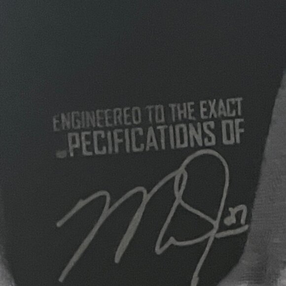 NIKE FORCE ZOOM TROUT BLACK METALLIC GOLD WHITE MEN CLEATS SZ 16 FOOTBALL SPORTS - Picture 5 of 16